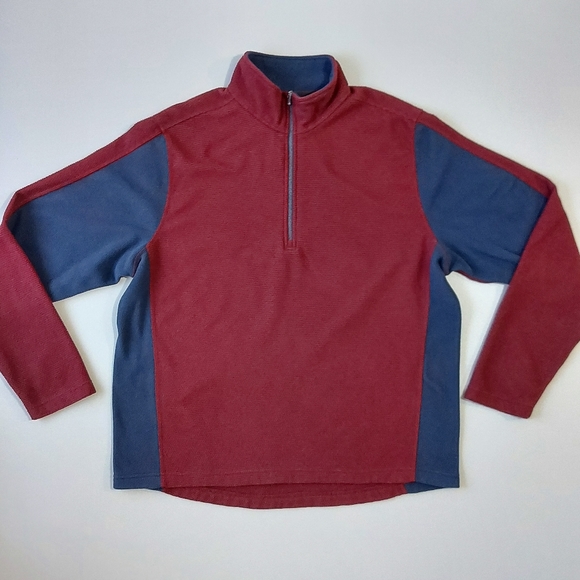 Lands' End Sweater With Collar and Zipper - Picture 2 of 12